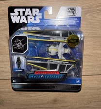 STAR WARS Micro Galaxy Squadron TIE Defender Elite CHASE  Yellow  Series 9  0196