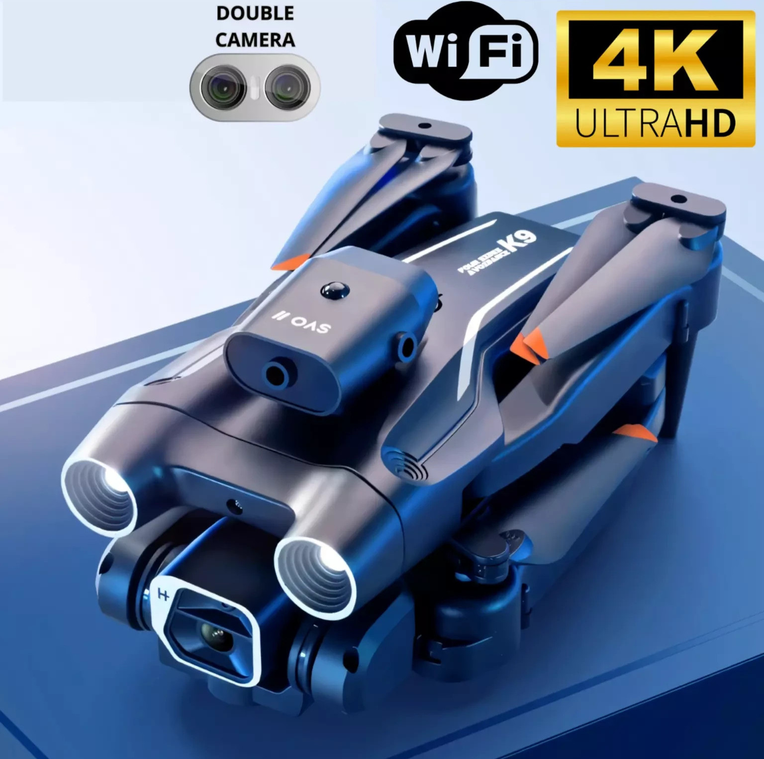 Mini drone 4K K750FA K9 pour capturer vos sorties en plein air sans risque