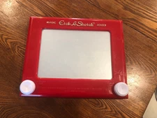 MAGIC ETCH A SKETCH SCREEN 2016 SPIN MASTER LTD RED - WORKS