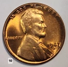 1947-D Lincoln Cent BU  Nice Red Color #10