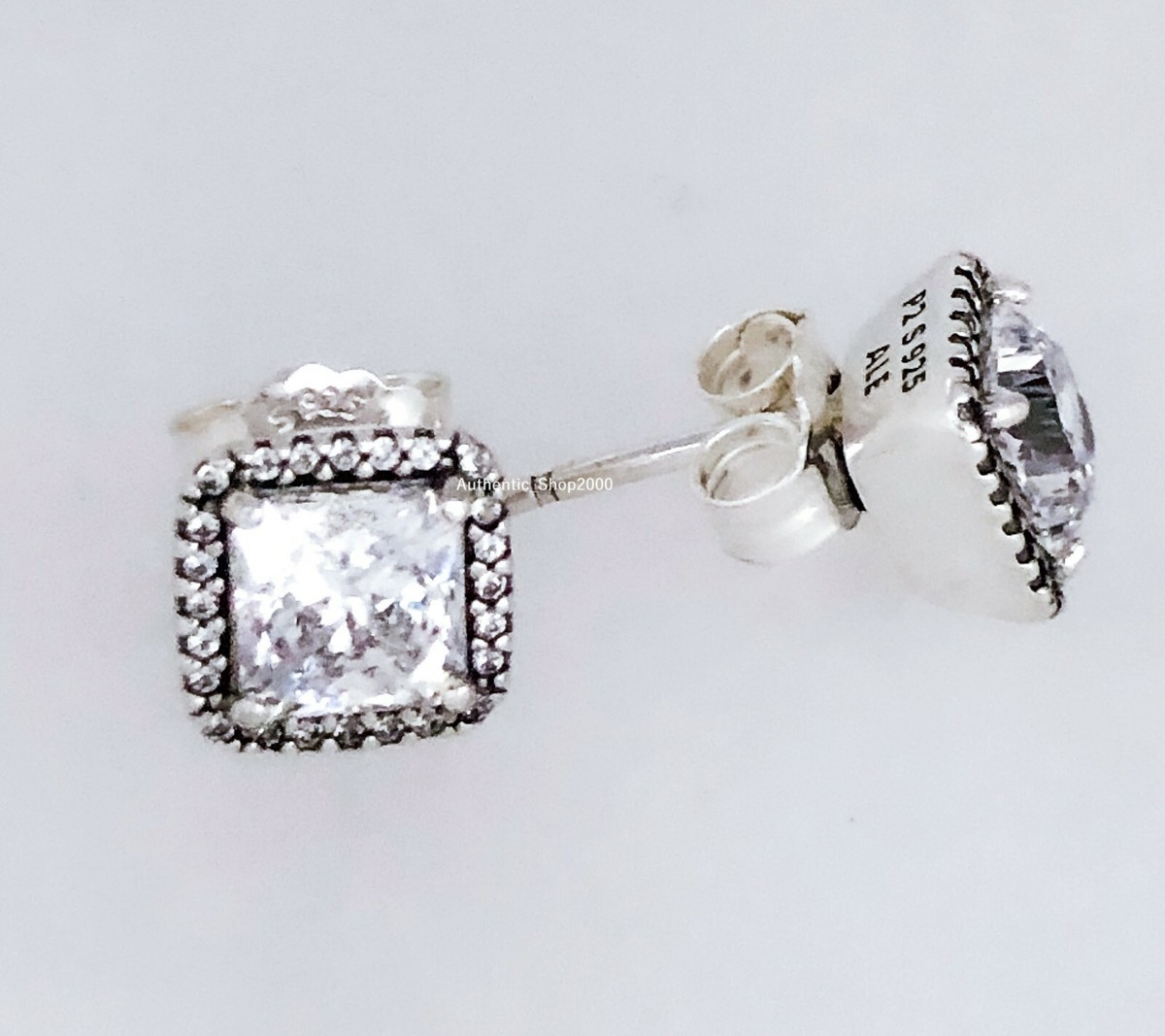 NEW 100% Authentic PANDORA 925 ale Sparkle Timeless Halo Stud