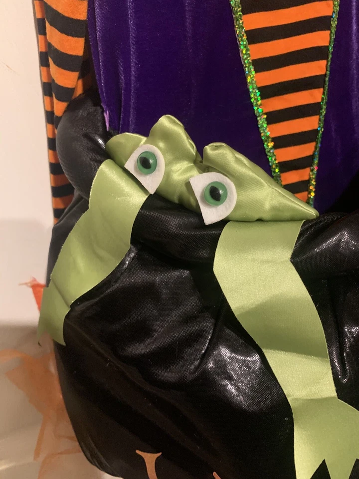 Disfraz de bruja caldero princesa paraíso niño talla XS body solamente Foto 3 de 4