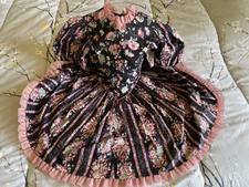 Vintage Girls Cottagecore Little House On The Prarie Floral Circle Dress 5-6