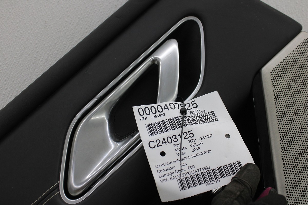 Rear Door Trim Panel Left DRIVER SIDE 4DR-SUV OEM AS SEEN BLACK