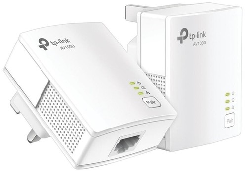 TP-LINK - AV1000 Gigabit Powerline Starter Kit - 第 1/5 張圖片