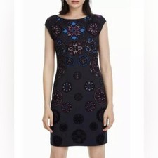 Desigual Bodycon Cap Sleeve Dress Size Xsmall