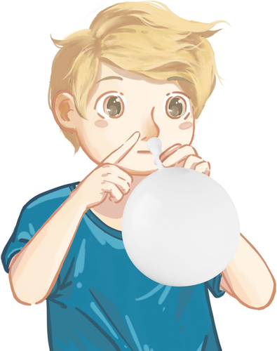 Trattamento Orecchie Colla Bambini/Adulti con 10 Palloncini per Colla Orecchio o Otite Media