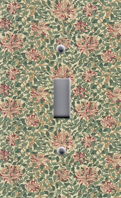 ART NOUVEAU WILLIAM MORRIS HONEYSUCKLE 2 Light Switchplate Wall Outlet