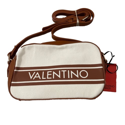 VALENTINO BAGS Vesper Designer Brown Tan Crossbody New NWT