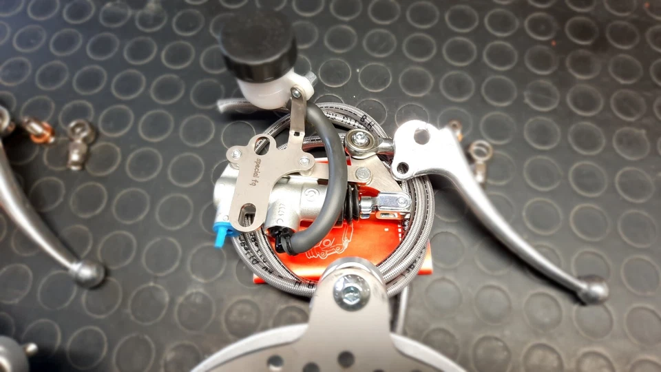 Freno a disco kit completo anteriore per vespa Et3 125 Special 50 PK 50 - Immagine 4 di 4