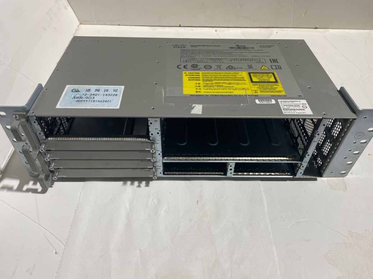ブラックs Cisco ASR903 Rack Mountable Router chassis | eBay