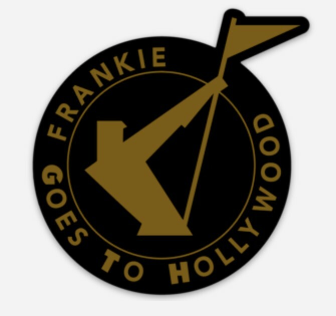Frankie goes to Hollywood Custom Promo Logo Sticker 74mm x 7 mm
