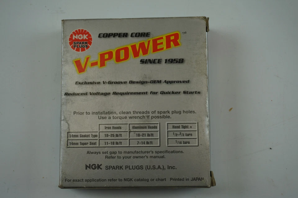 Velas de ignição NGK V POWER BKR6E PACOTE COM 4 #6962NOS - Imagem 3 de 4