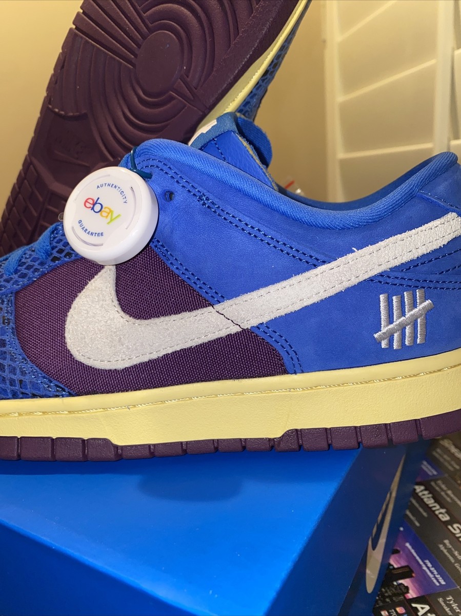 スケートボード NIKE Dunk Low SP Signal Blue/Night Purpl Undefeated x Nike Dunk Low SP (5 On It) 