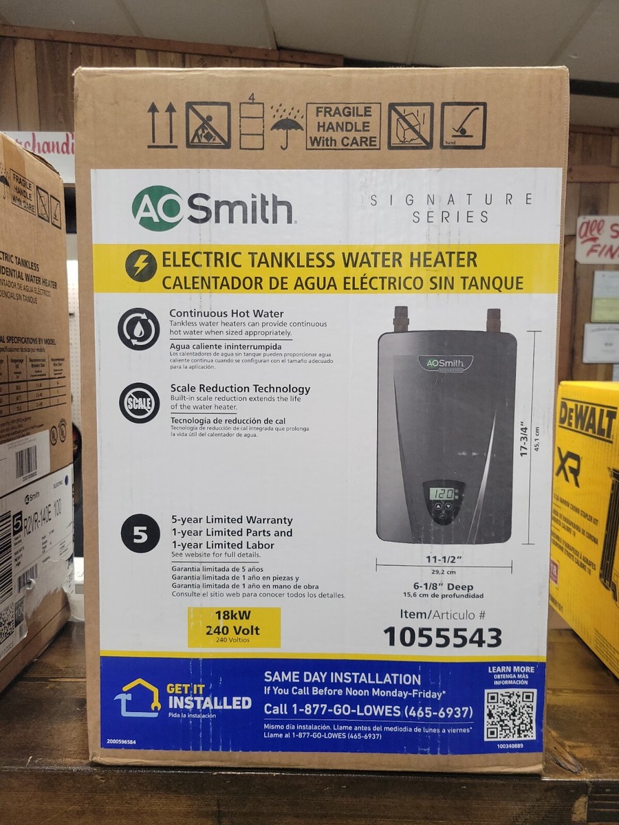 Smith 2-Chamber Tankless Electric Water Heater 1055543
