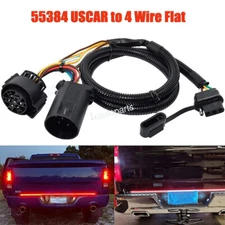 4 Way Flat To 7 Way Trailer Extension Cable Connector For Chevrolet Silverado