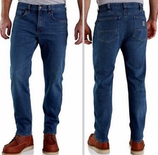 Carhartt Men's Force Relaxed Fit Low Rise 5-Pocket Jeans , Size 34 x 36