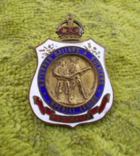 #D491.  1919 - 1926  AUSTRALIAN  RSL   LAPEL  BADGE -  #16822
