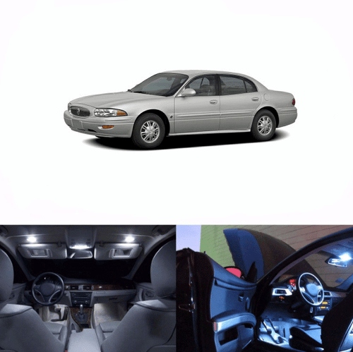 LED White Lights Interior License Kit For Buick LeSabre 2000-2015 (16 pcs) - Afbeelding 1 van 9