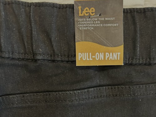 Lee Girl's Size Large(14-16)-Pull-on-Pant-Elastic waist drawsting-black-stretch - Picture 11 of 11