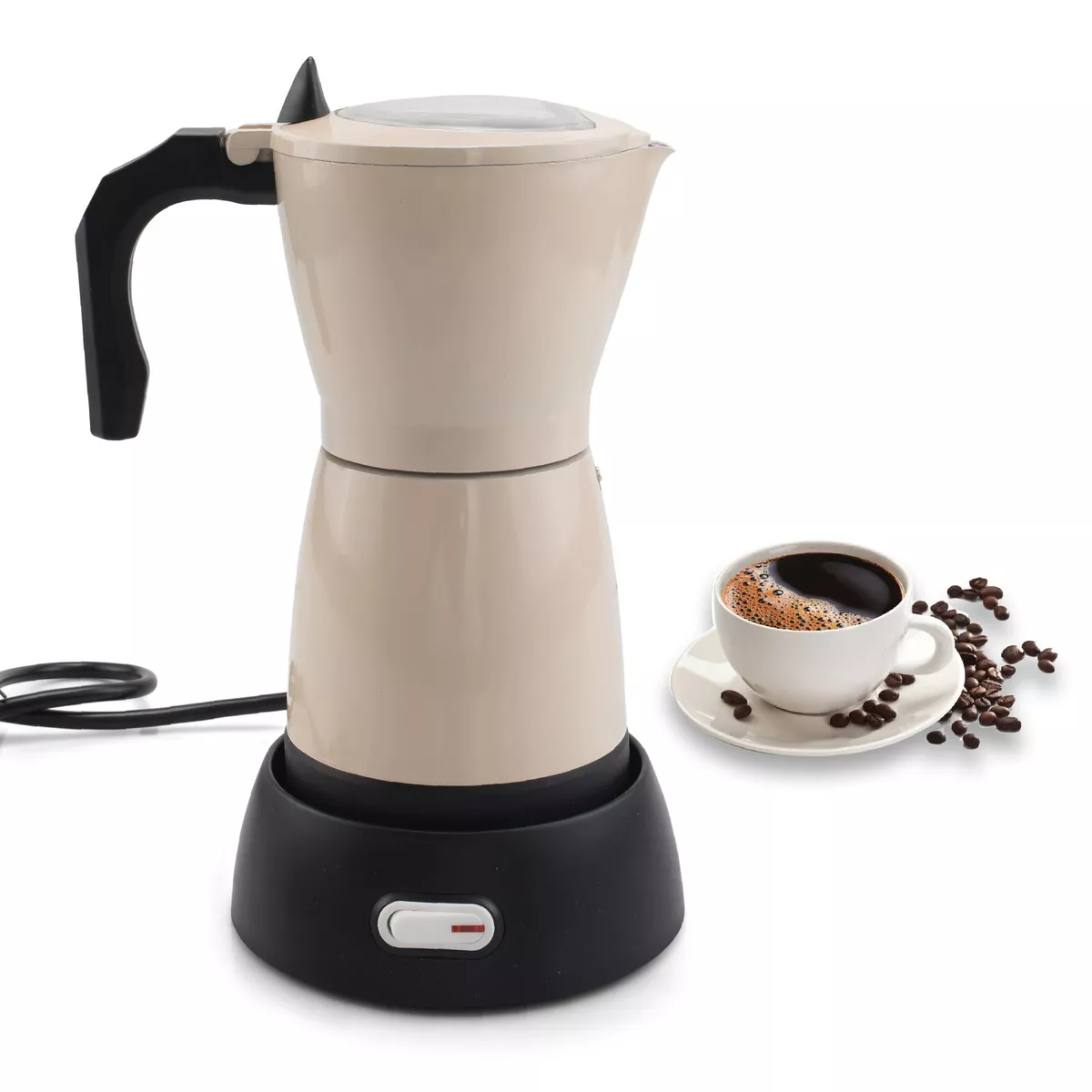 TU SUERTE Electric Moka Espresso Coffee Maker. Cafetera Electrica