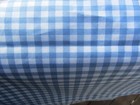 Blue Gingham - 2  Puppet Oven mitts, cotton blend, LAST SET — photo 2