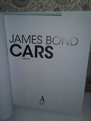 JAMES BOND CARS Frédéric Brun 本 James Bond Cars Frederic Brun 2015 Hardback Book Aurum Press