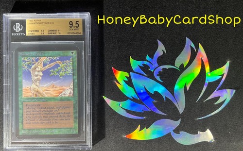 MTG Limited Edition Alpha 1993 Shanodin Dryads BGS 9.5 GEM MINT Old School 93/94 - Picture 4 of 6