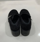 Fair Condition Calvin Klein Black Suede Loafer Style Heels CK Logo Buckle Sz 6 — photo 8