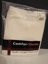 NEW Duofold Comfor-Therm Pants Thermal Youth Boys Girls Long Bottom 2-layer M 10