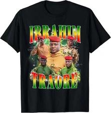 Retro Ibrahim Traoré Bootleg Viva Burkina Faso NATION Traore Africa T-Shirt