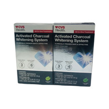 2 pack Activated Charcoal Teeth Whitening System All-In-One Treatment Kit