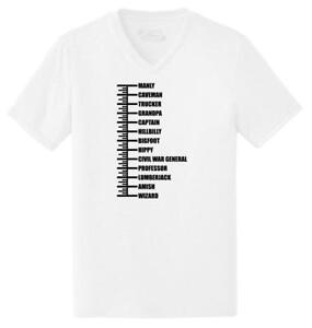 Beard Length Chart Shirt