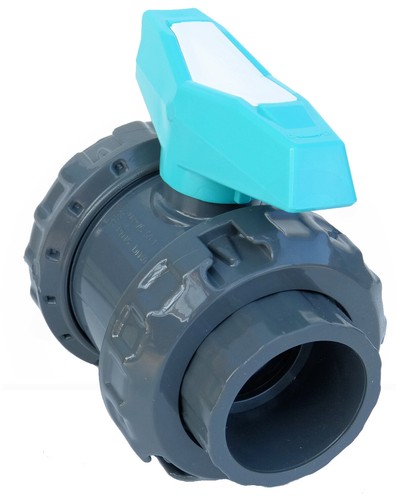 PVC Kugelhahn 40mm Mit Schlauchanschluss 32mm - Absperrventil Für Pool & Garten