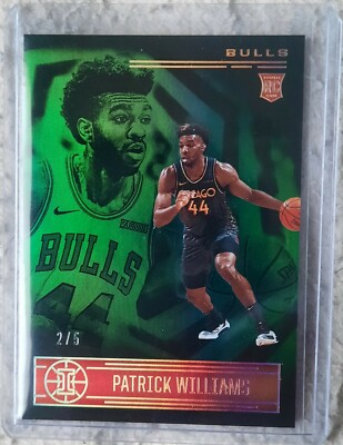 2021 Illusions Basketball Patrick Williams  Green Rookie Card 2/5 Chicago Bulls