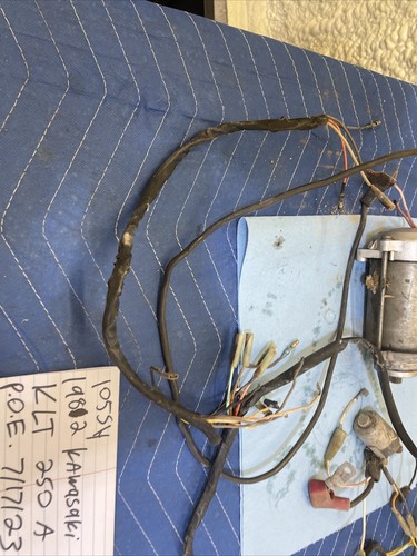 1982 Kawasaki Klt 250 Main Engine Wiring Harness Starter Motor 105 - Picture 2 of 19