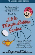 Little Genie Magic Bobbin Washers Drop In Size L Blue Pack of 12 by La Pierre St