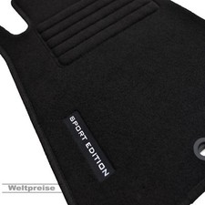 Velours Logo Fußmatten passend für Mercedes Benz E-Klasse W124 S124 Bj.1985-1996