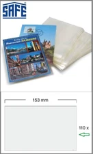 10000 Safe 9249 Postcard Sleeves View Card Sleeves New Format 157x108 100MY