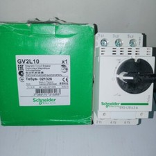 2PCS LOT-Schneider GV2L10 Motor circuit breaker, TeSys GV2,3P,6.3A-Brand New