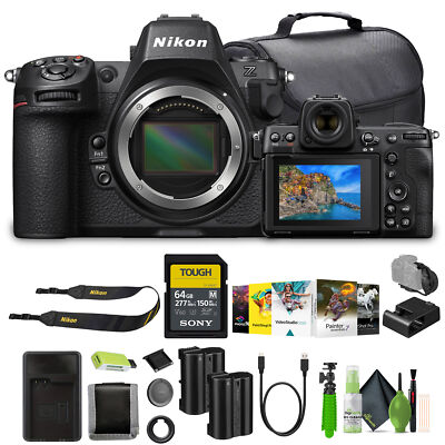 Nikon Z8 Professional Full Frame Mirrorless 8K Hybrid FX Camera Bundle