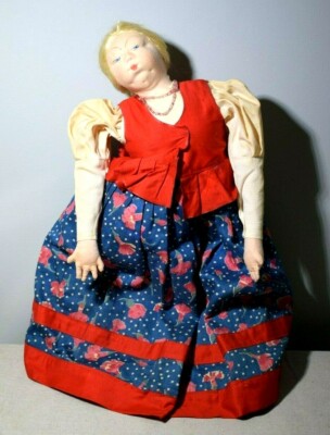 1930's Russian Stockinette Doll Cloth Tea Cozy Soaker Molded