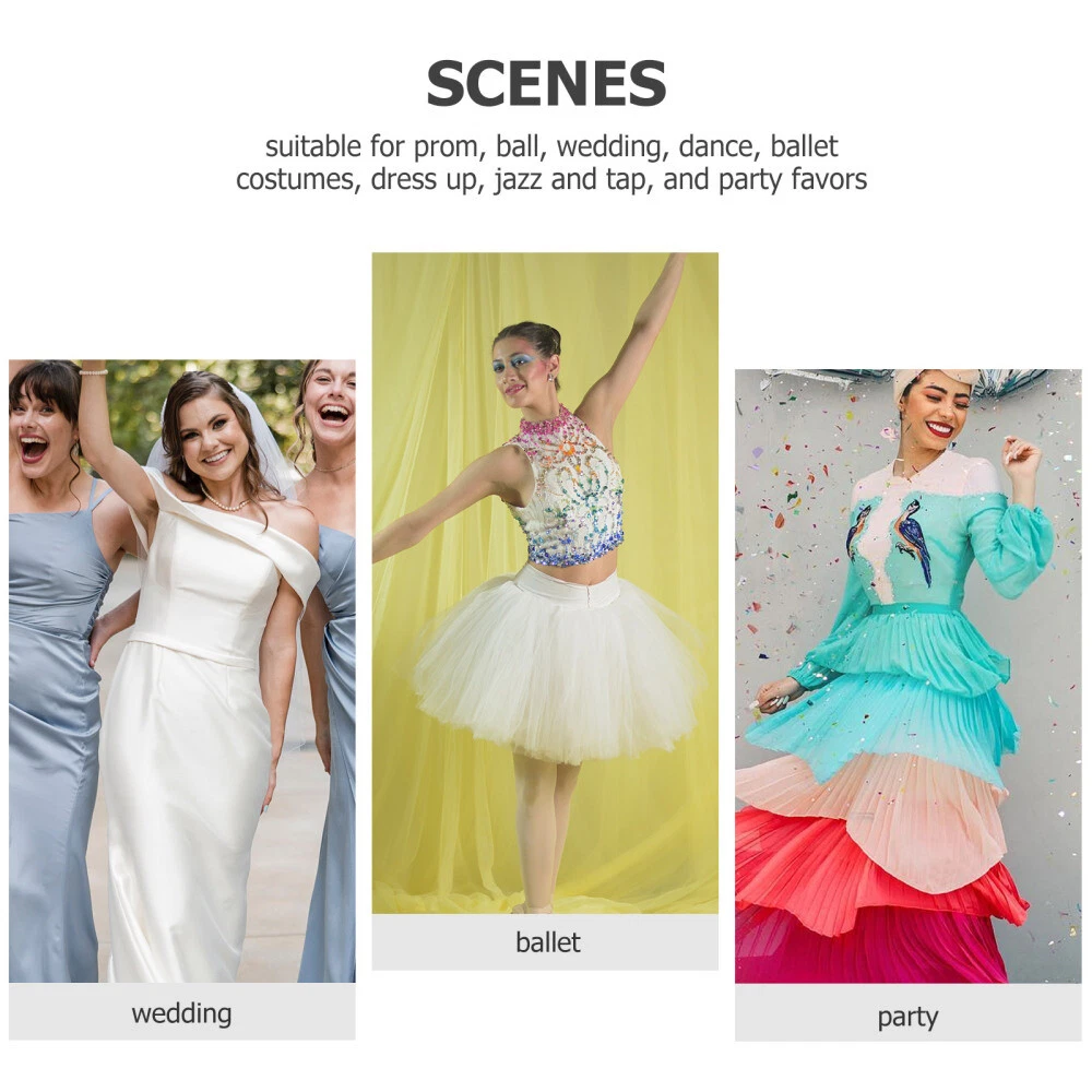 VETEMENTS Sottoveste donna borsa da sposa sottoveste trambusto sottogonna