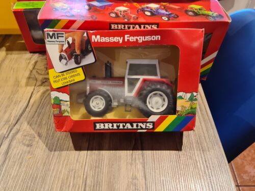 Vintage Britains Massey Ferguson 2680 Tractor Boxed - Afbeelding 1 van 4