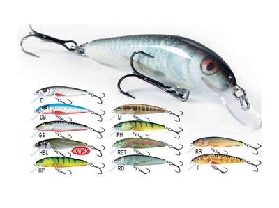 Salmo Minnow Wobbler Twitchbait 5cm 6cm 7cm 9cm verschiedene Farben & Typen
