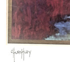 VINTAGE ORIGINAL WATERCOLOR SIGNED & NUMBERED by BARBARA CHURCHLEY #63/100 + MAT — photo 5