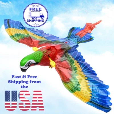 THE CULTURED CAT Electronic Interactive Flying Bird Cat Toy (Parrot) Hanging Pet Toy 🦜
