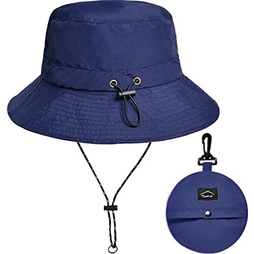帽子 Cotton Nylon Water-Repellent Bucket Hat Zylioo Small UV Fishing Hat,Little Water Repellent Bucket