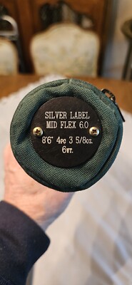 ロッド ORVIS SILVER LABEL MID FLEX6.0 9FT 5wt Orvis Silver Label Mid Flex 6.0 9ft 5wt Fly Rod Used