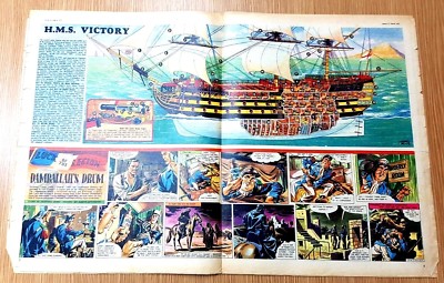 Eagle Comic Vol 8 No 11 Dan Dare HMS VICTORY 15th March 1957